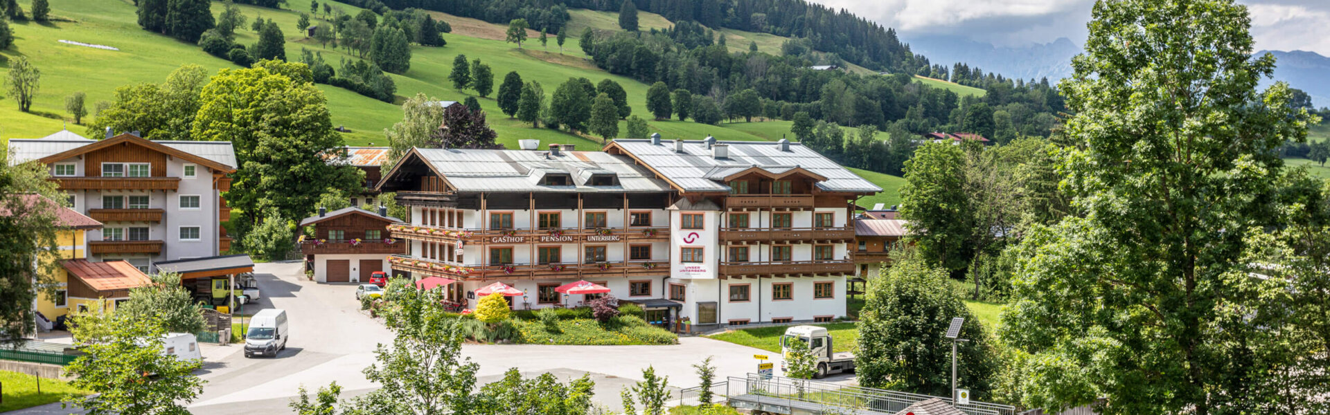 Hotel exterior view summer
