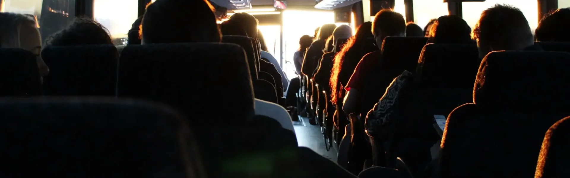 Photo of a bus tour group